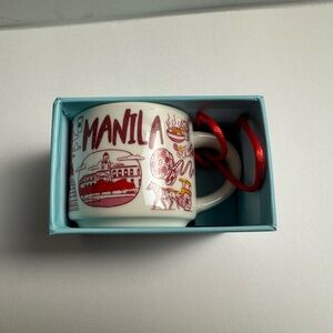 Starbucks Manila Been There Series Demitasse 2oz Espresso Cup Mug or an ornament